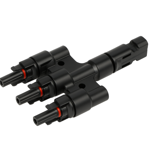 Коннектор MC4 1 на 3 для кабеля 6 мм² – разветвитель для солнечных панелей