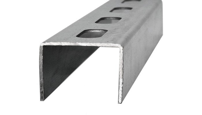 З'єднувач профілю 25×35×1,5 мм 3 м оцинкований для монтажу сонячних панелей