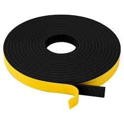 Самоклеящаяся пенолента для герметизации стыков и снижения вибраций в узлах вентиляционных систем.